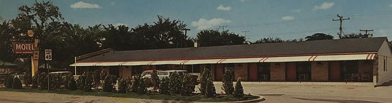 Capri Motel - Old Postcard Photo (newer photo)